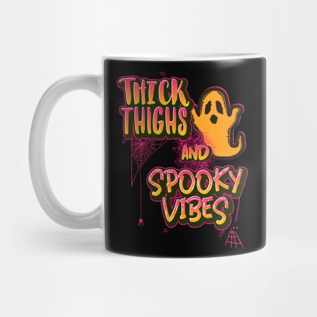 Thick Thighs and Spooky Vibes - Best Cheeky Design by Ken Adams Store